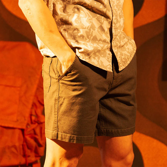General front view of Utility Shorts - Mens in "Beetle"