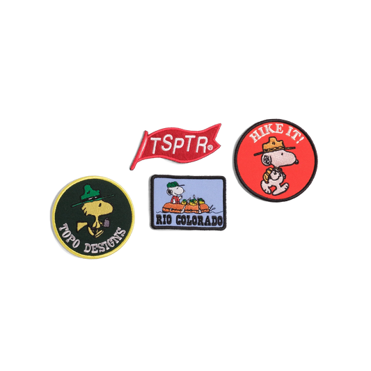 General image of Topo Designs x TSPTR Patch Set in the "Peanuts" variant
