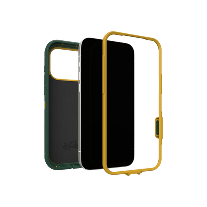 Assembly view of OtterBox x Topo Designs Defender Series Pro XT for MagSafe in "iPhone 17 Pro Max Case" size.