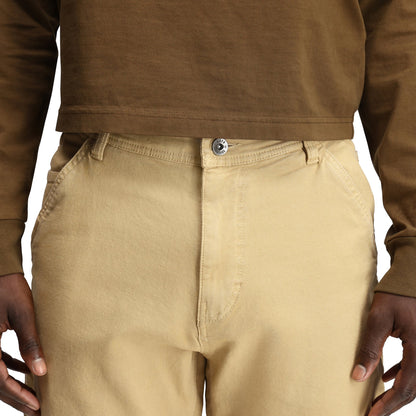 General Detail shot of Topo Designs Utility Pants - Men's in "Sahara"