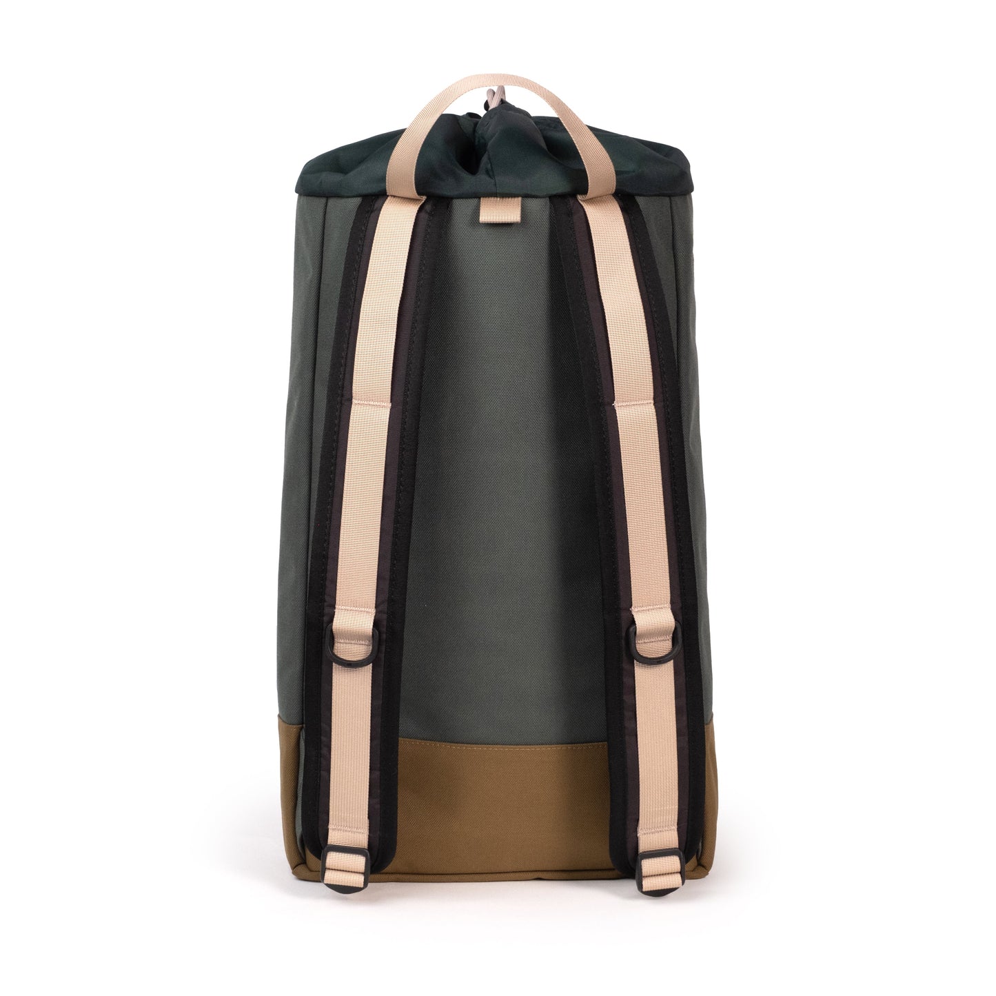Back View of Topo Designs Cosmos Backpack in "Forest / Desert Palm"