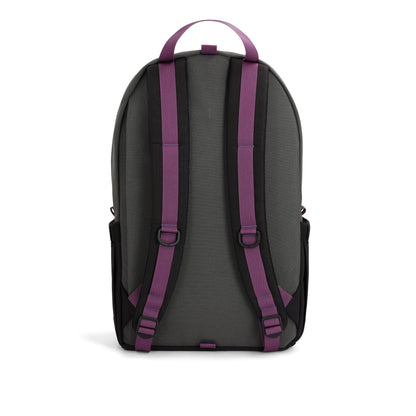 Back View of Topo Designs Daypack Classic in "Asphalt / Black"
