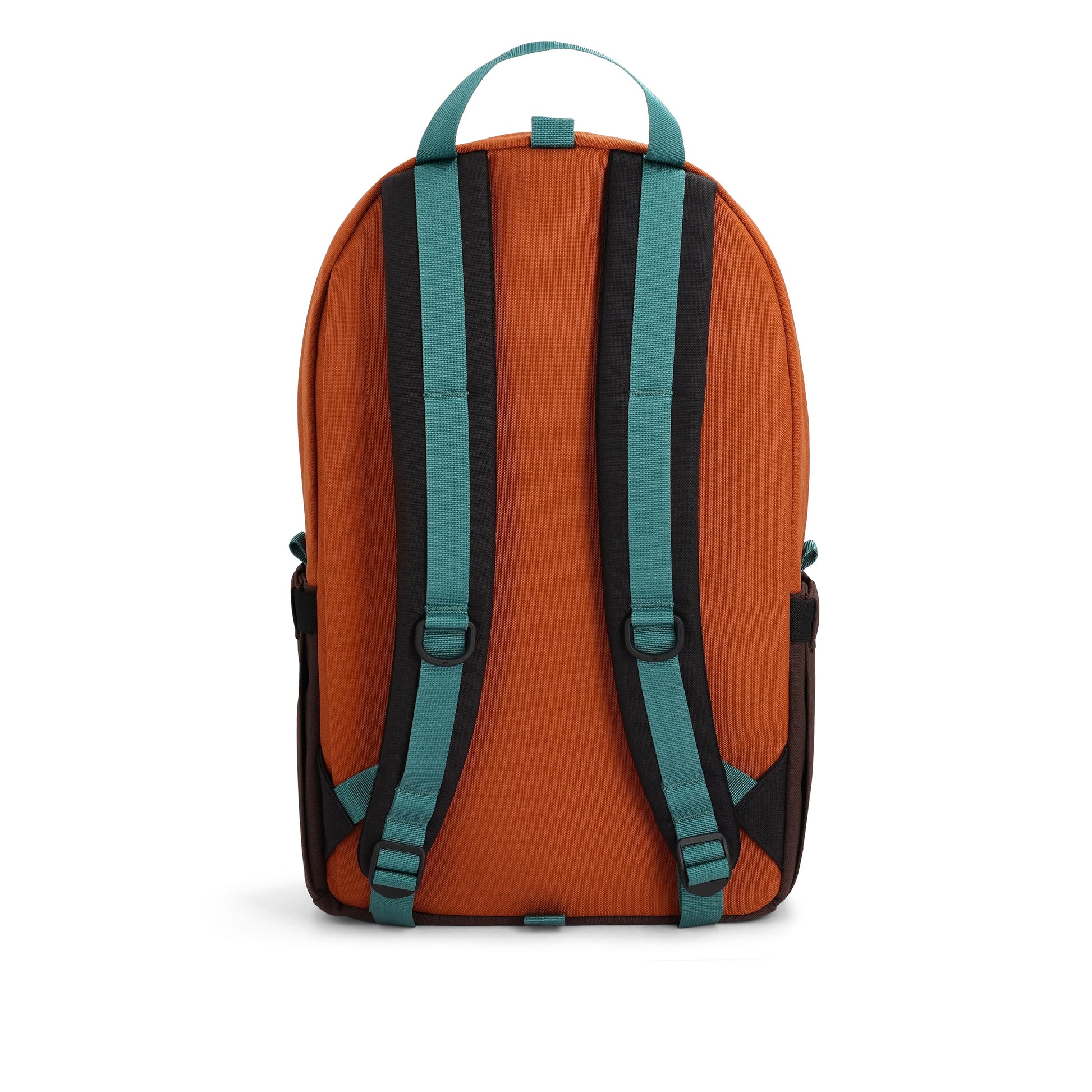Back View of Topo Designs Daypack Classic in "Clay / Chocolate"