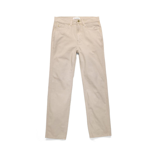 Front View of Topo Designs Dirt 5-Pocket Pants Classic - Men's in "Cobblestone"