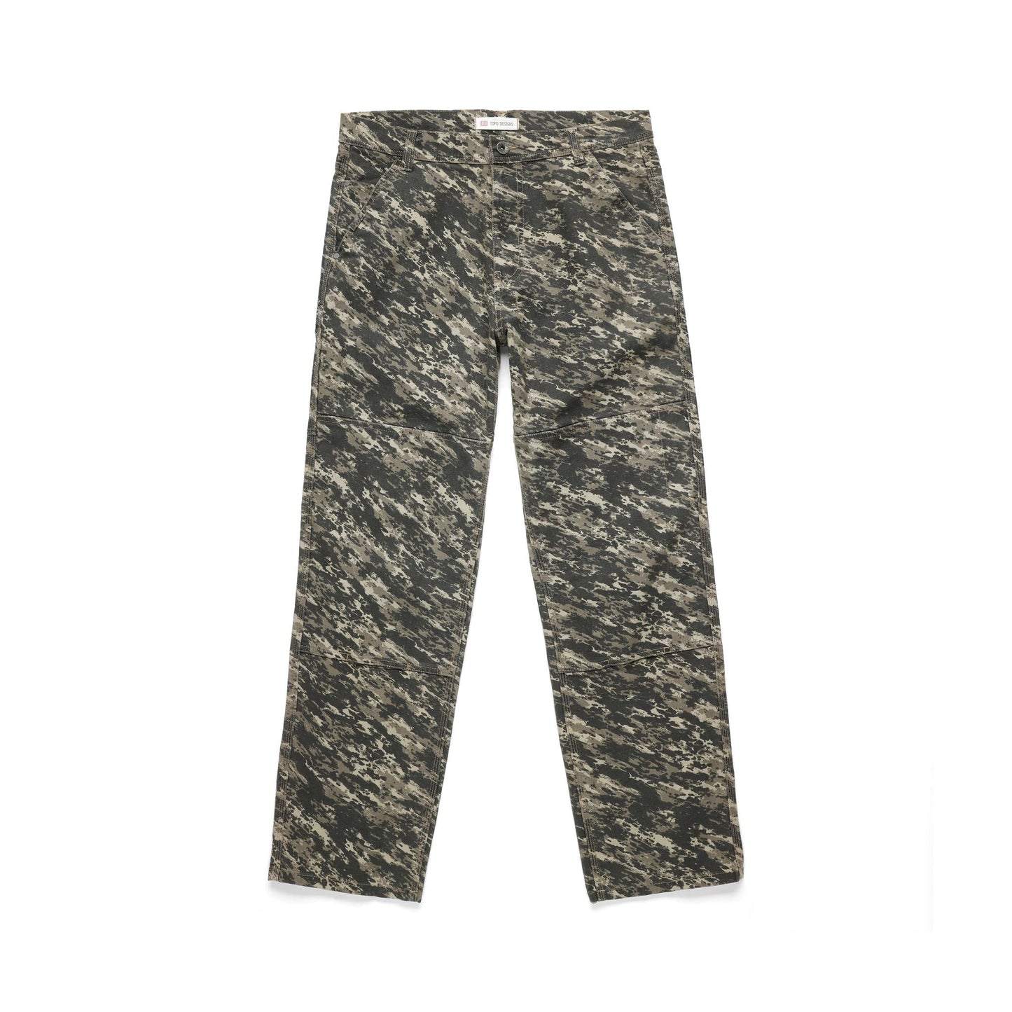 Front View of Topo Designs Utility Pants - Men's in "Beetle Yukon"