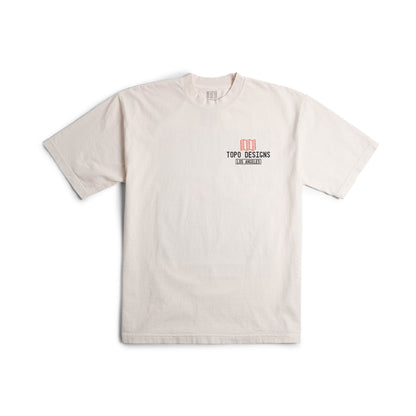 Topo Designs x Pine Printshop Halftone Tee in "Los Angeles"