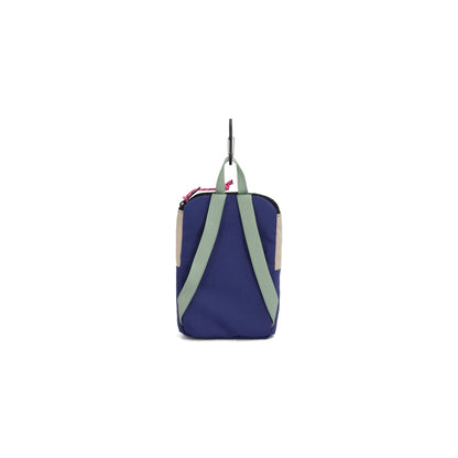 Back View of Topo Designs Rover Pack Micro in "Cobblestone / Aura"