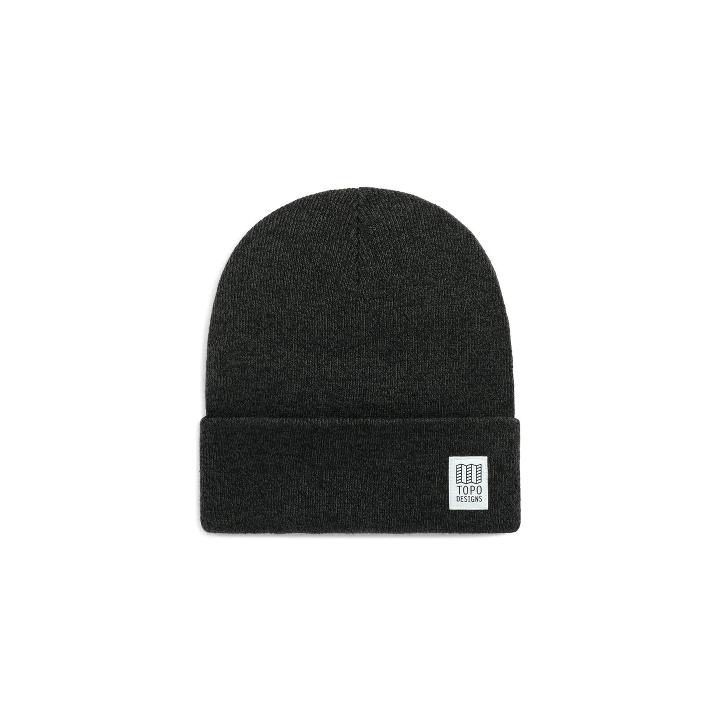 Front View of Topo Designs Work Cap in "Asphalt / Black Marl"
