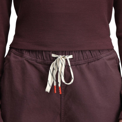General Detail shot of Topo Designs Dirt Pants Classic - Women's in "Huckleberry"
