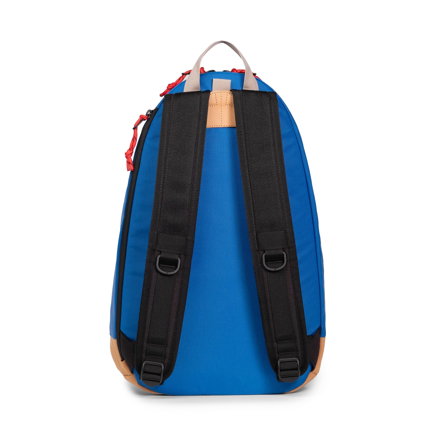 Back view of Topo Designs Classic Teardrop Backpack in "Classic Blue"