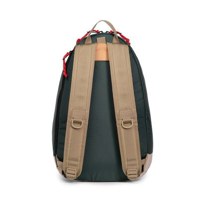 Back view of Topo Designs Classic Teardrop Backpack in "Forest"