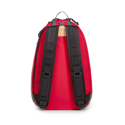 Back view of Topo Designs Classic Teardrop Backpack in "Salsa"