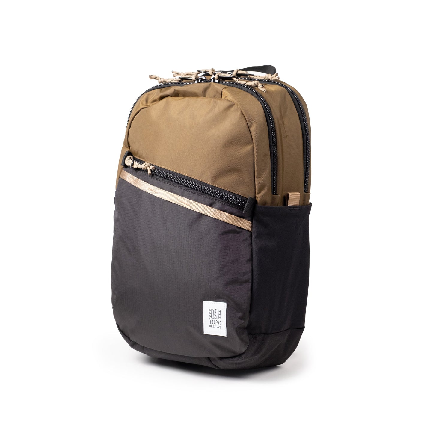Front View of Topo Designs Commuter Backpack in "Desert Palm / Elmwood"