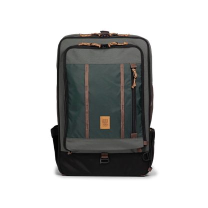 Front view of Topo Designs Global Travel Bag 40L in "Woodland / Forest"