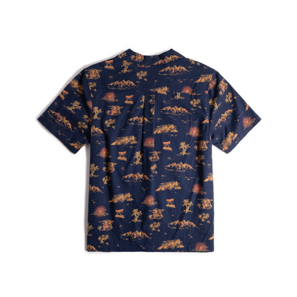 Back View of Topo Designs Daytripper Short Sleeve - Men's in "Westbound Midnight"