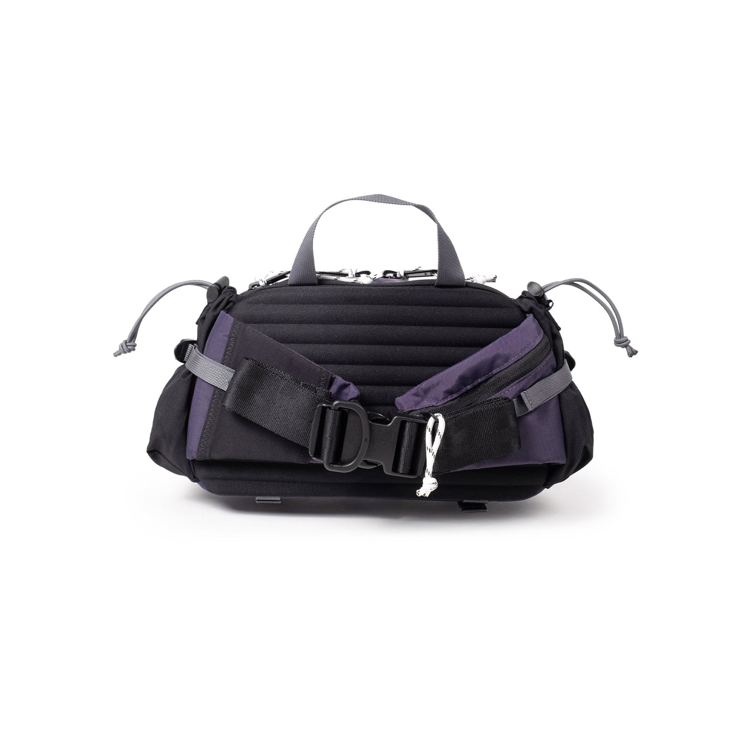 Back View of Topo Designs Mountain Hydro Hip Pack in "Nightshade / Slate"