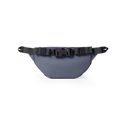 Back View of Topo Designs Mountain Waist Pack in "Nightshade / Grid"