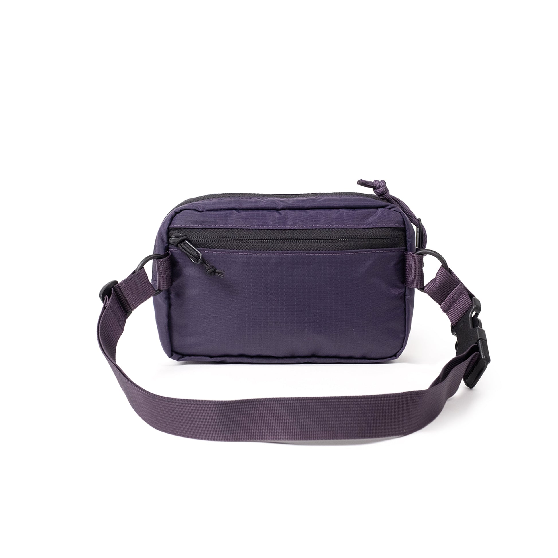 Front View of Topo Designs Ripstop Belt Bag in "Nightshade"