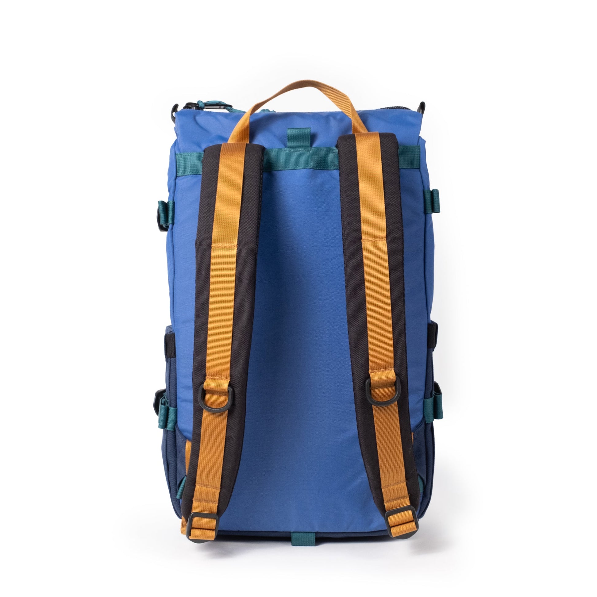 Back View of Topo Designs Rover Pack Classic in "Cobalt / Midnight"