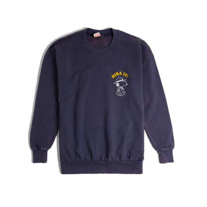 General front image of Topo Designs x TSPTR Hike It Crew in "Navy"