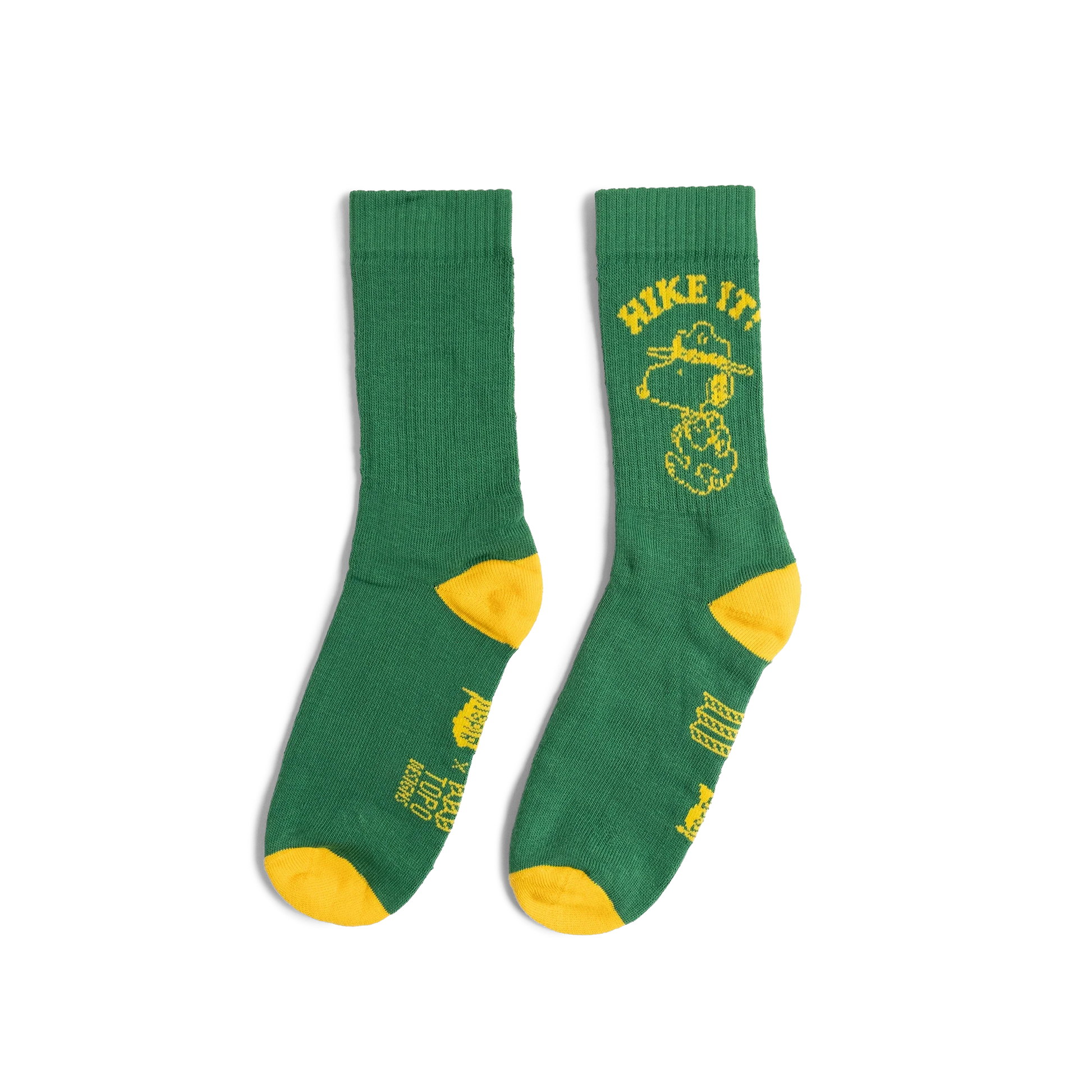 General product image of Topo Designs x TSPTR Hike It Socks in "Green"