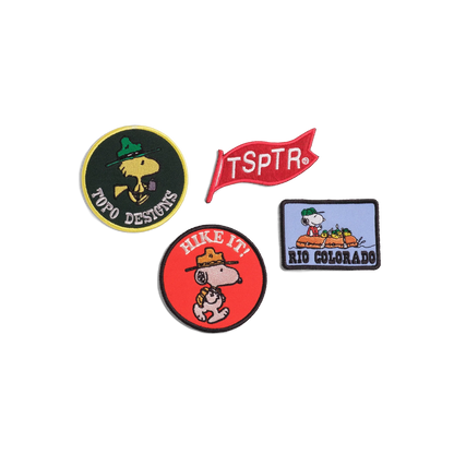 General image of Topo Designs x TSPTR Patch Set in the "Peanuts" variant