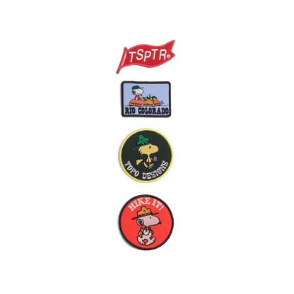 General image of Topo Designs x TSPTR Patch Set in the "Peanuts" variant