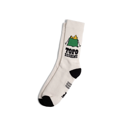 General product image of Topo Designs x TSPTR Tent Socks in "Ecru"