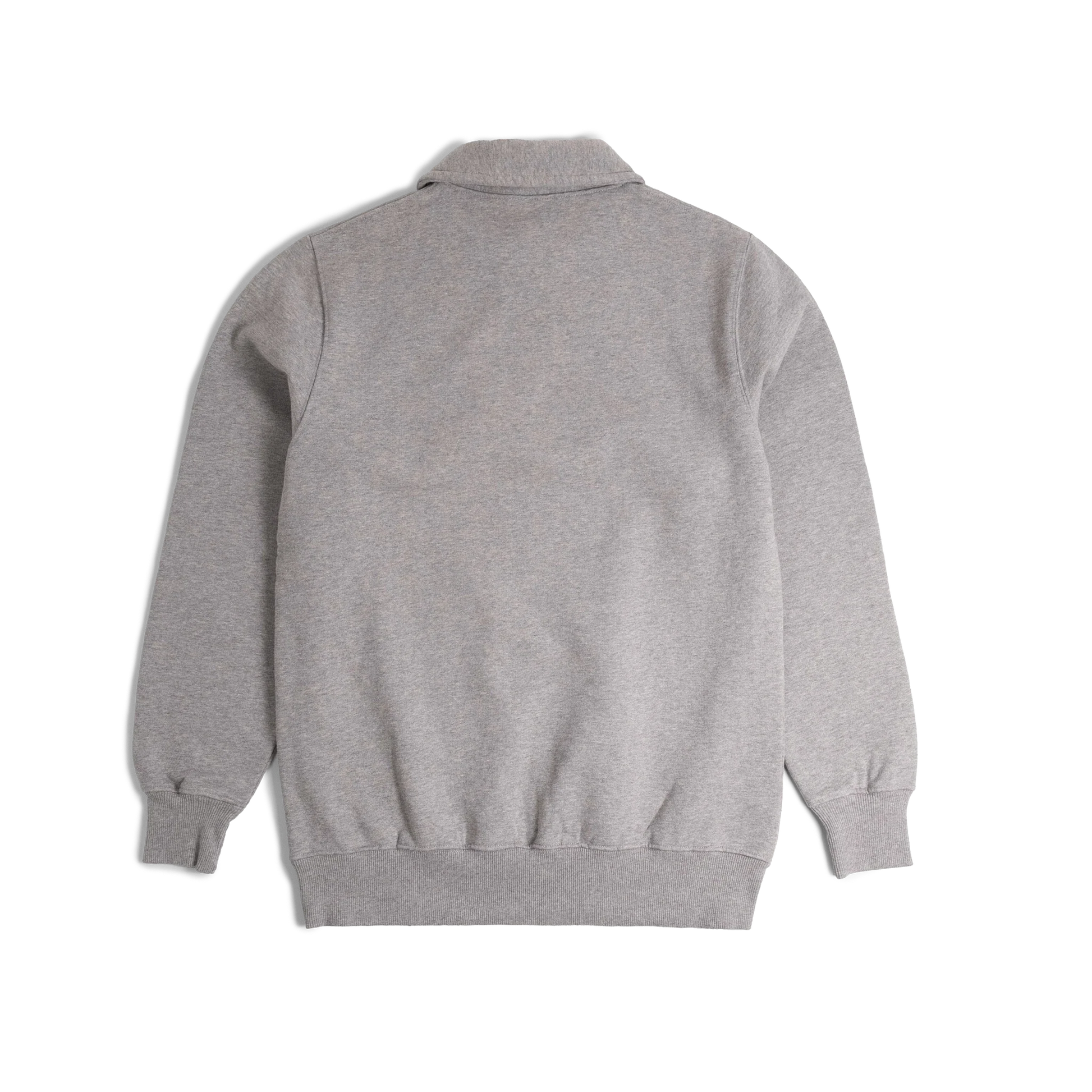 General back image of Topo Designs x TSPTR Woodstock 1/4 Zip in "Grey Marl"