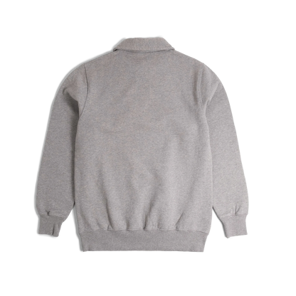 General back image of Topo Designs x TSPTR Woodstock 1/4 Zip in "Grey Marl"