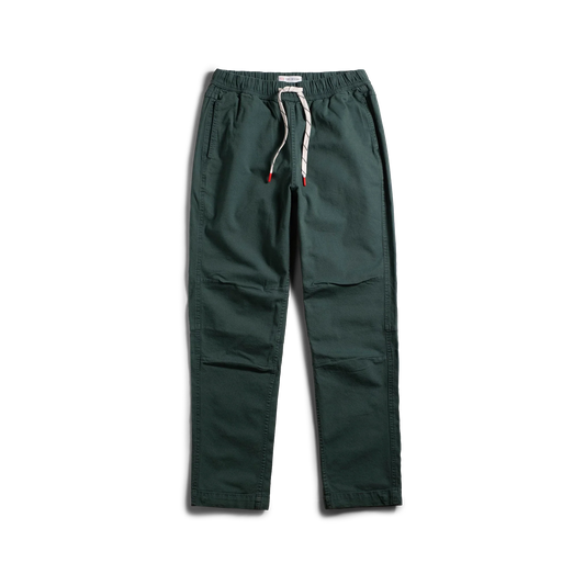 Front View of Topo Designs Dirt Pants Classic - Women's in "Evergreen"