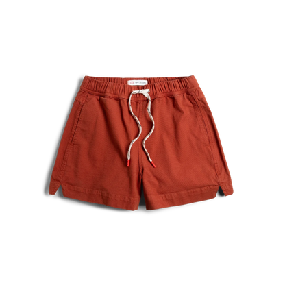 Front View of Topo Designs Dirt Shorts - Women's in "Terracotta"