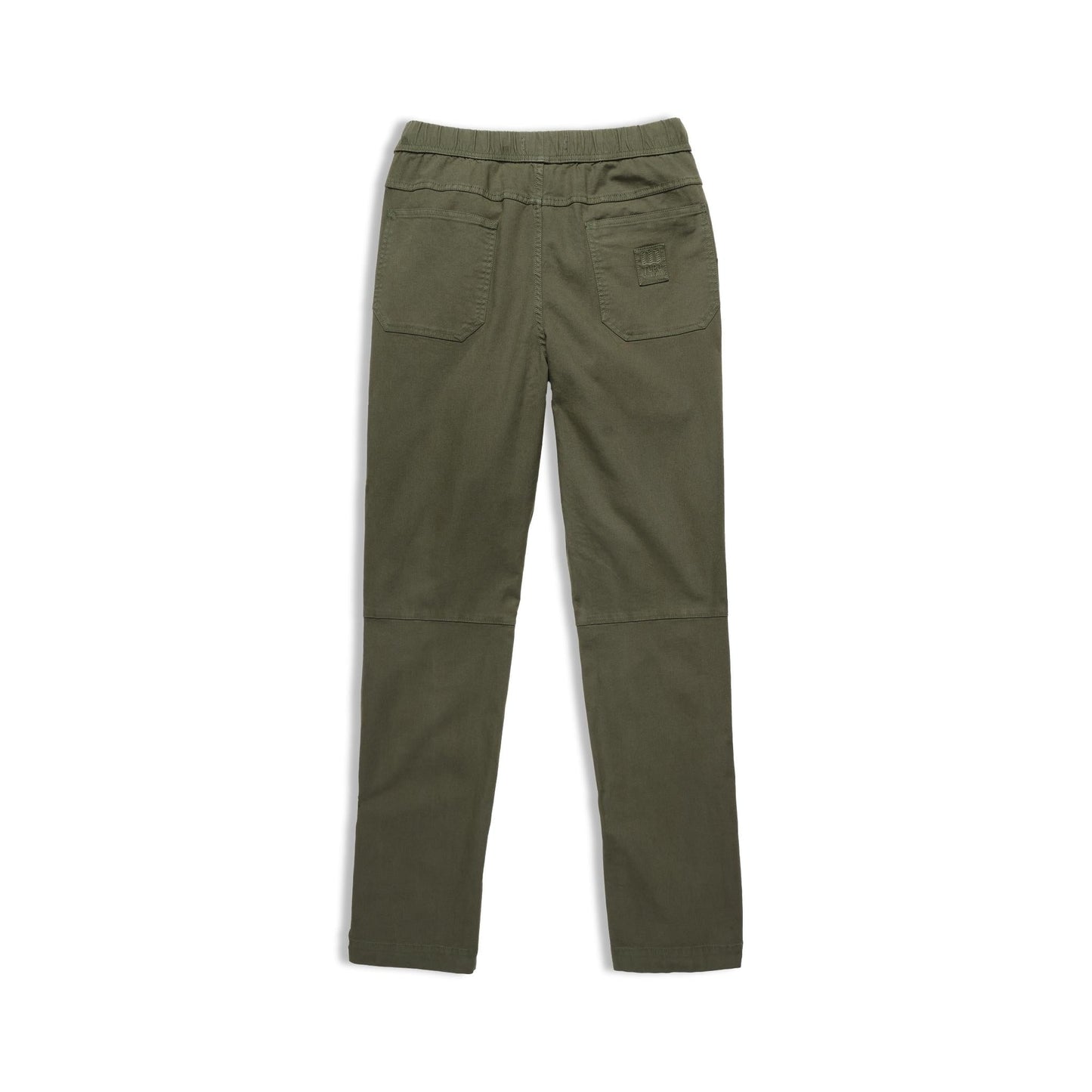 Back View of Topo Designs Dirt Pants Classic - Men's in "Beetle"