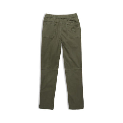 Back View of Topo Designs Dirt Pants Classic - Men's in "Beetle"