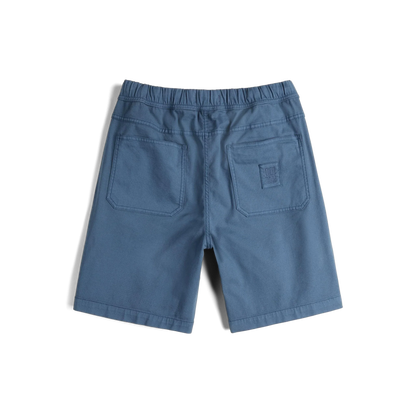 Back View of Topo Designs Dirt Shorts - Men's in "Stone Blue"