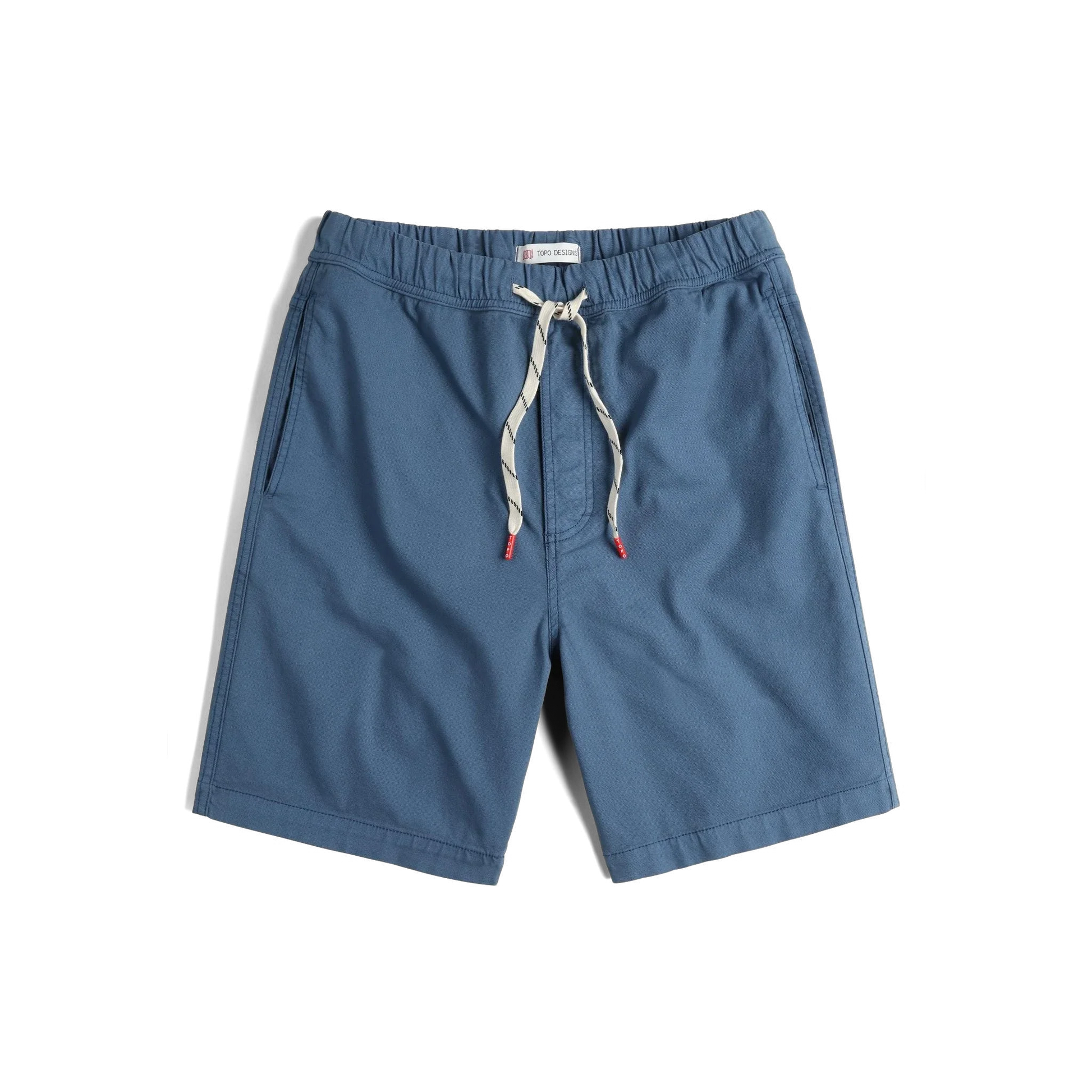 Front View of Topo Designs Dirt Shorts - Men's in "Stone Blue"