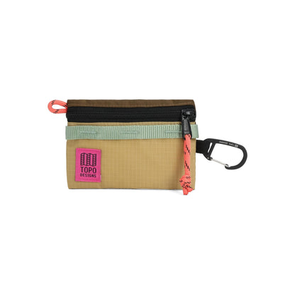 Front View of Topo Designs Mountain Accessory Bag in "Desert Palm / Sahara"