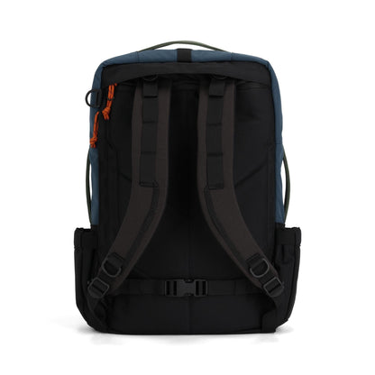 Back View of Topo Designs Global Travel Bag 30L in "Olive / Dark Khaki"