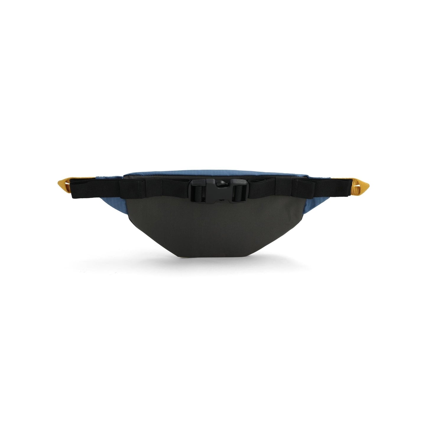 Back View of Topo Designs Mountain Waist Pack in "Stone Blue / Bone White"