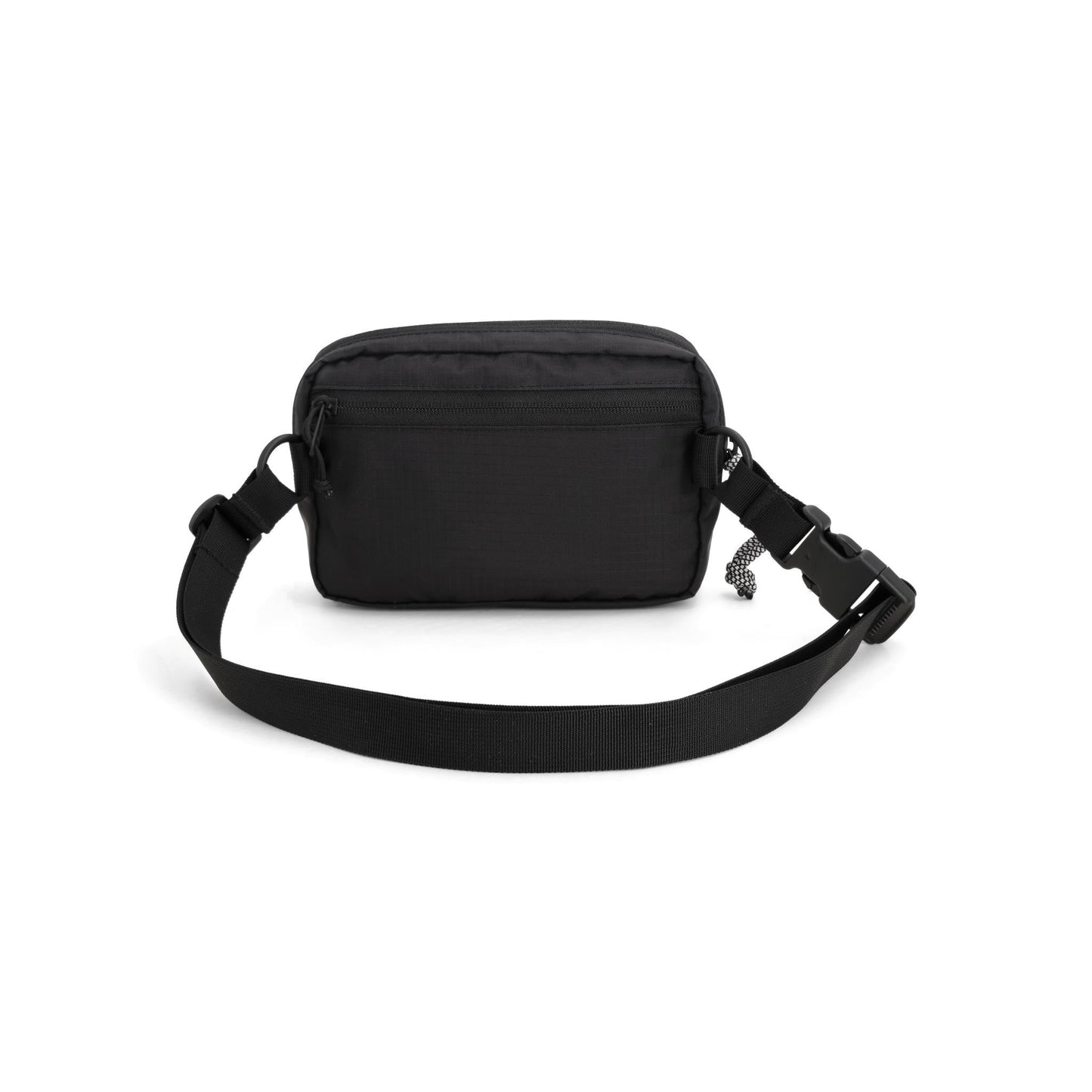 Back View of Topo Designs Ripstop Belt Bag in "Black"
