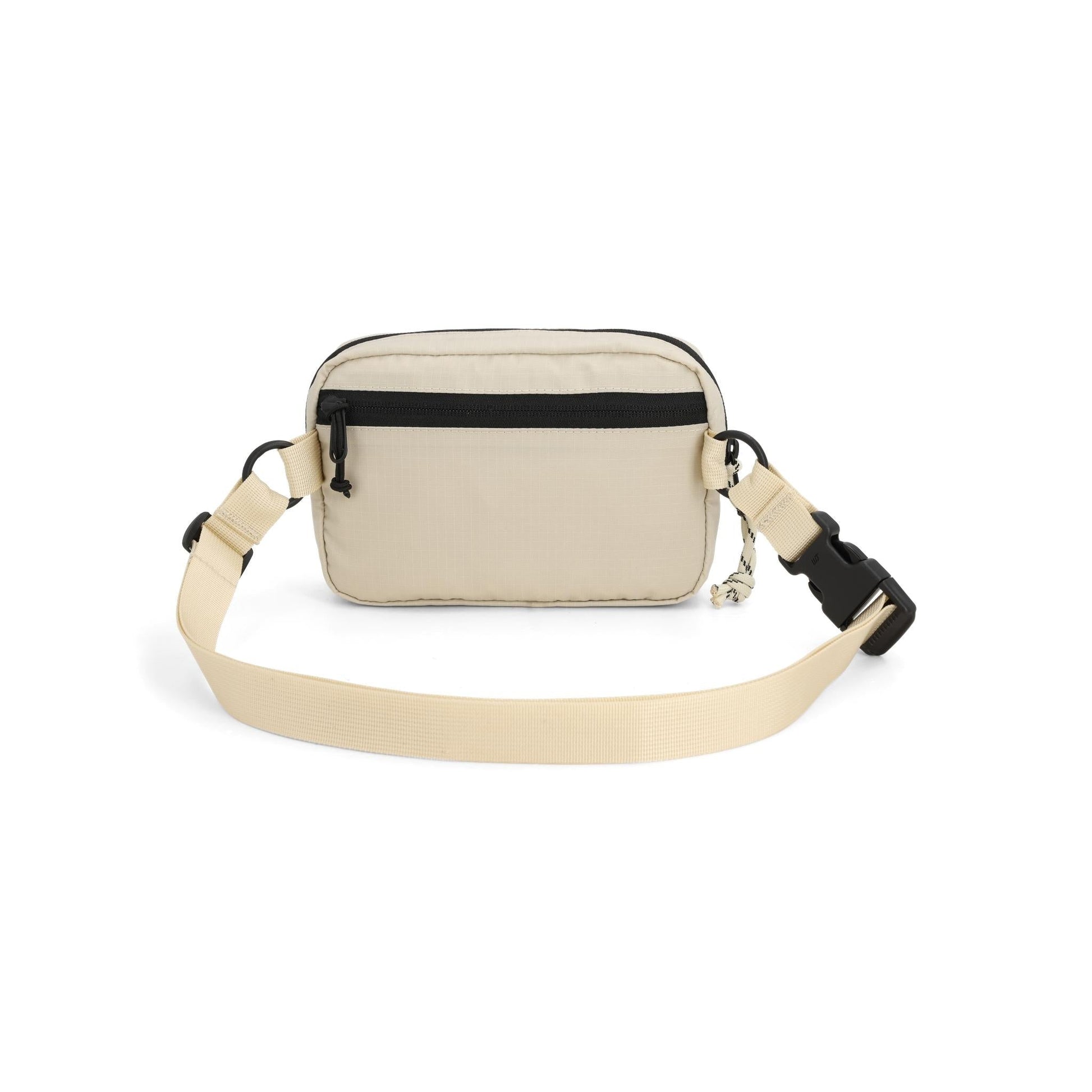 Back View of Topo Designs Ripstop Belt Bag in "Bone White"