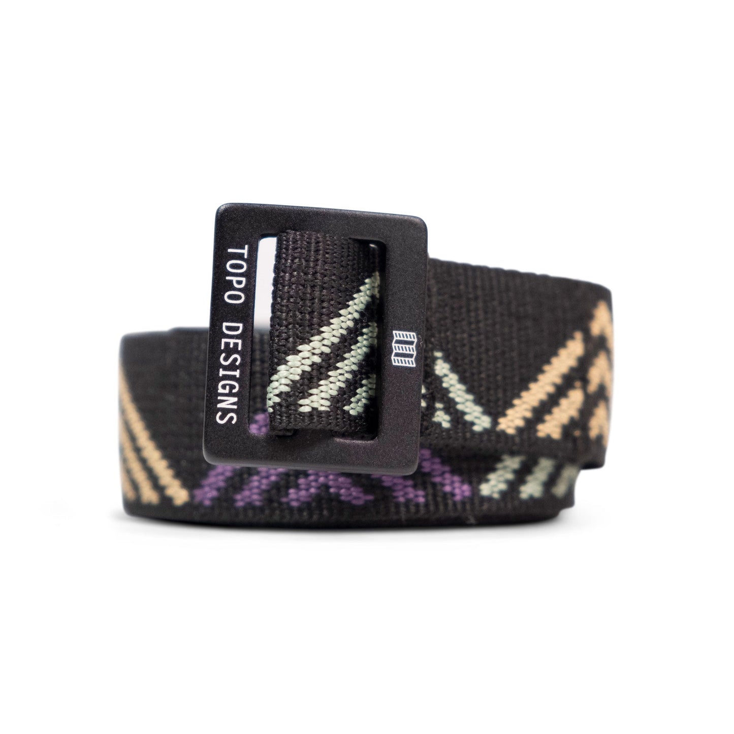 Topo Designs Slim Web Belt in "Black"