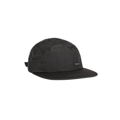 Front quarter white background image of Topo Designs Global Hat in "Black"